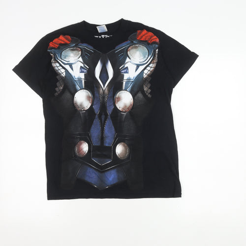 Gildan Men's Small Black Marvel Thor Graphic Tee