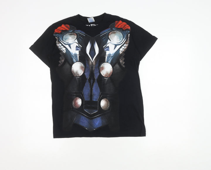 Gildan Men's Small Black Marvel Thor Graphic Tee