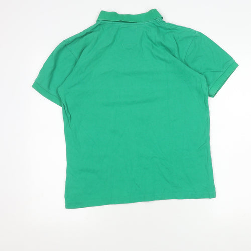 Springfield Men's Green Polo Shirt Size M
