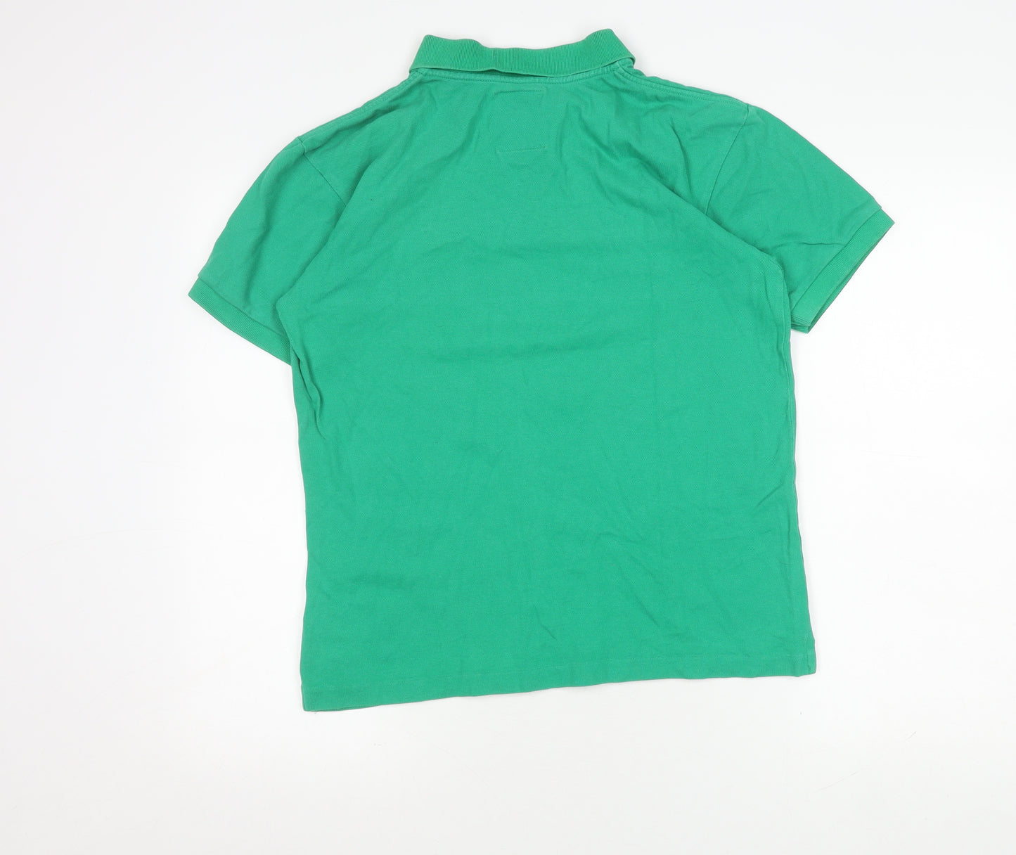 Springfield Men's Green Polo Shirt Size M