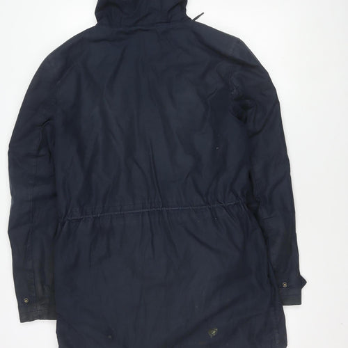 Penguin Women's Blue Parka Jacket M with Hood