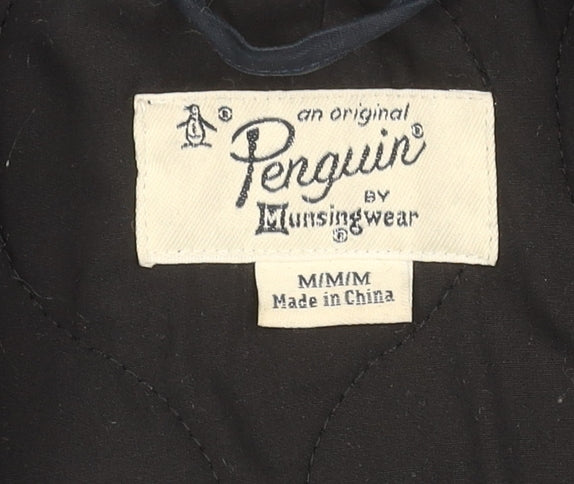 Penguin Women's Blue Parka Jacket M with Hood