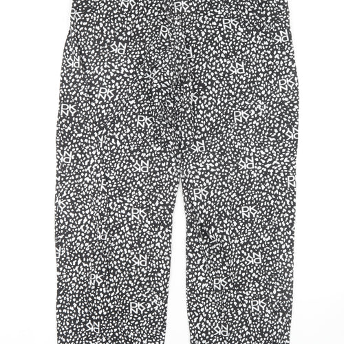 DKNY Women's Black Graphic Print Pyjama Pants M