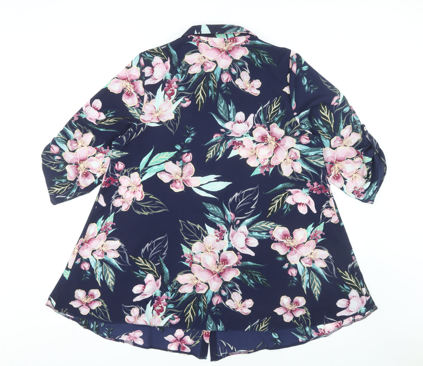 Julipa Women's Multicoloured Floral Button-Up Shirt