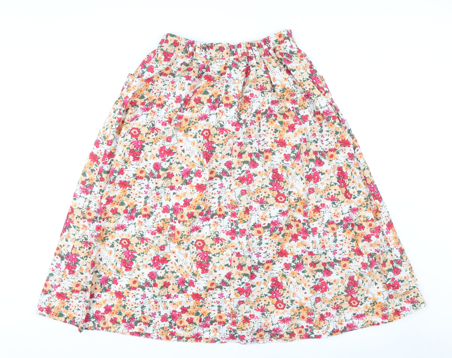 Monsoon Women's Multicoloured Floral Midi Skirt M