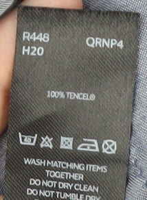 Very Women's Blue Button-Up Shirt UK Size 24