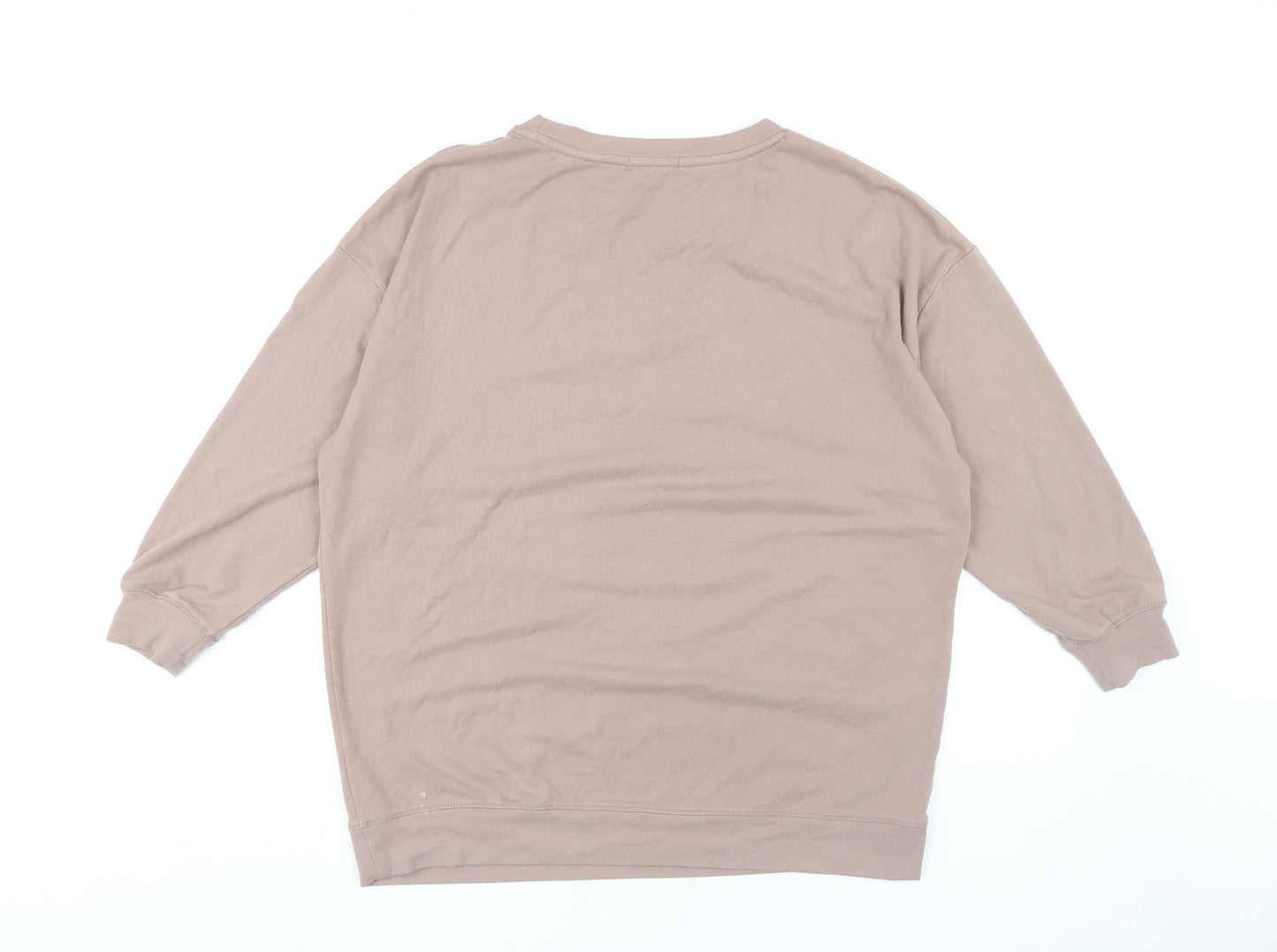 Oysho Women's Brown Pullover Sweatshirt, Regular Size S