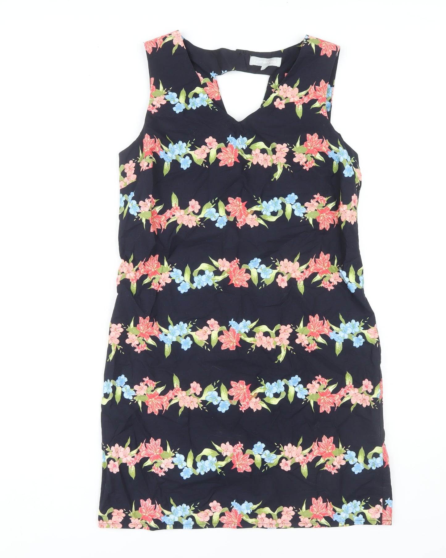 Red Herring Women's Floral Cotton Sleeveless Dress M