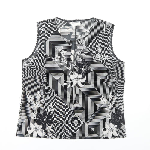 Essence Women's Sleeveless Floral Top UK 20