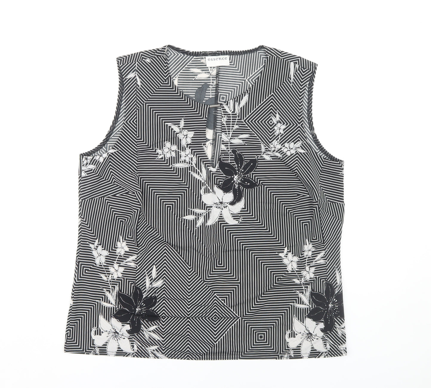 Essence Women's Sleeveless Floral Top UK 20
