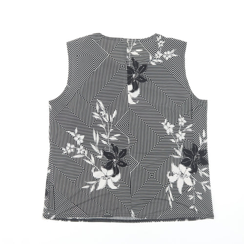 Essence Women's Sleeveless Floral Top UK 20