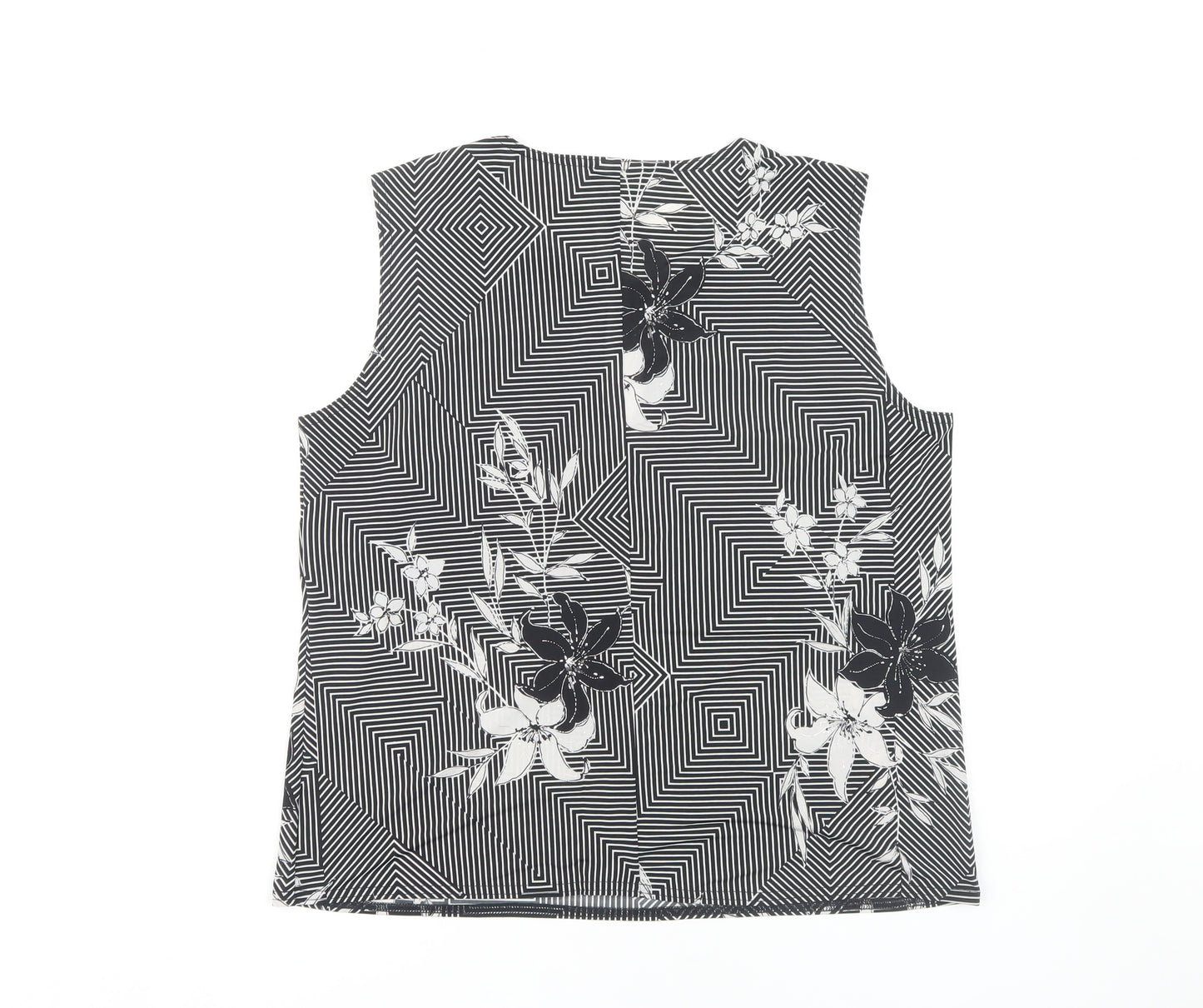 Essence Women's Sleeveless Floral Top UK 20