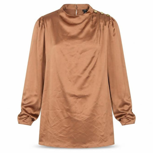 River Island Women’s Brown Satin Dress Size 10