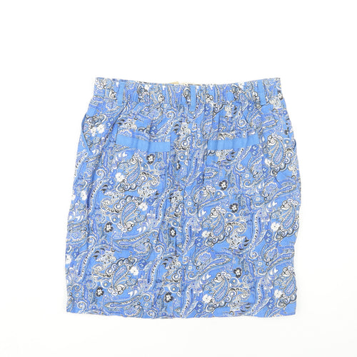 Next Women's Blue Paisley Skirt Size 14