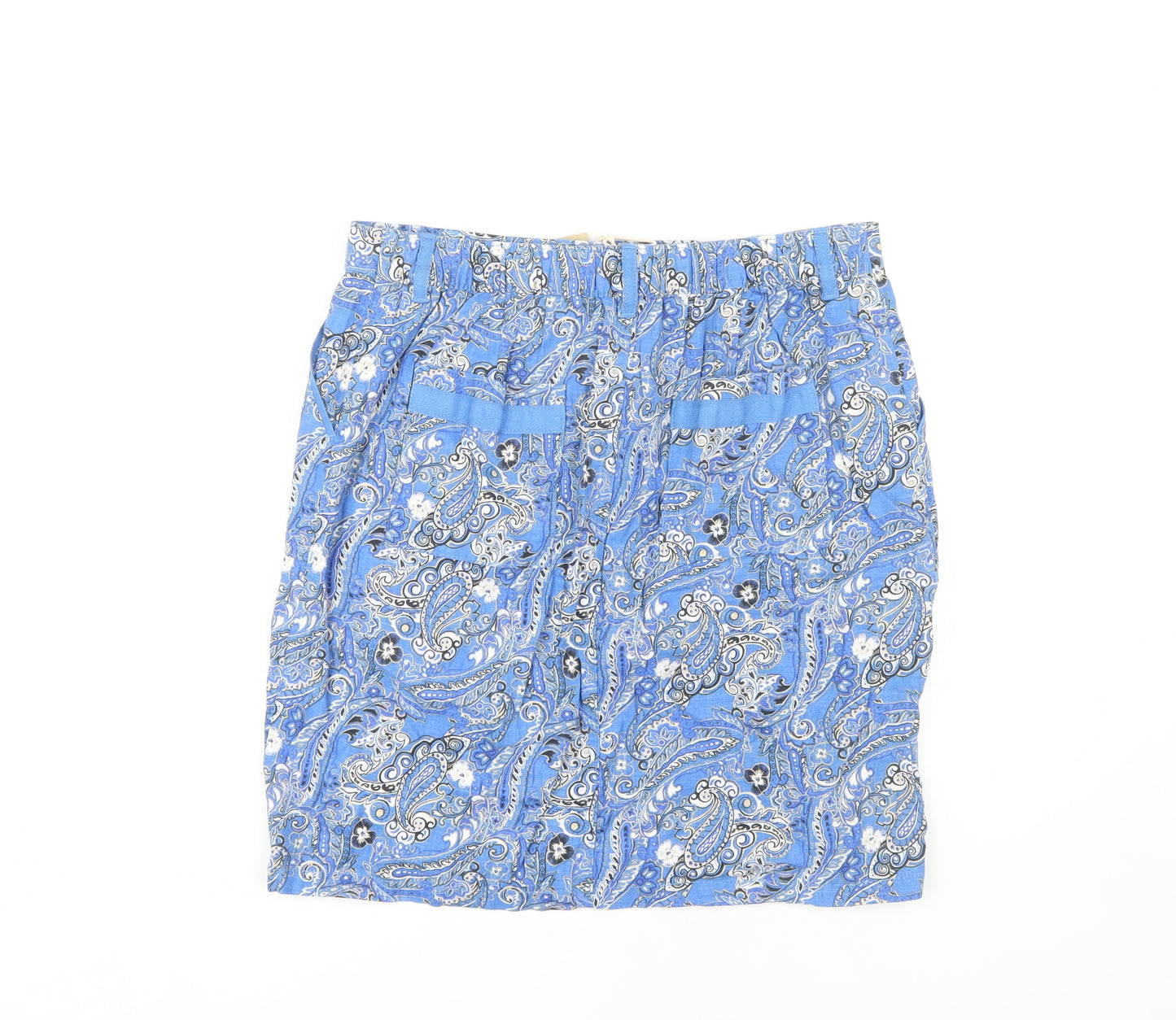 Next Women's Blue Paisley Skirt Size 14