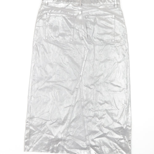 Marks and Spencer Women's Silver Maxi Skirt Size 18