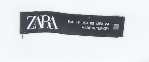 ZARA Women's White XS Skort Short Skirt