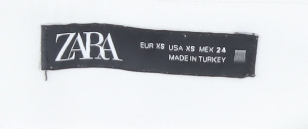 ZARA Women's White XS Skort Short Skirt