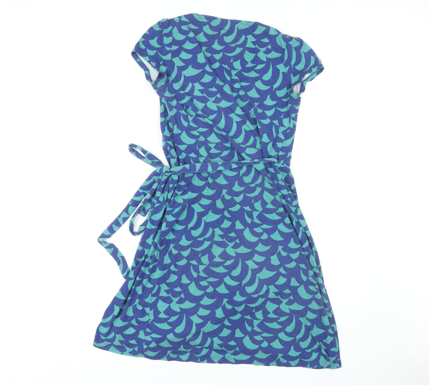 Boden Women's Blue Wrap Dress Size 18