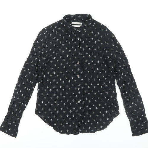 Urban Outfitters Women's Black Button-Up Shirt L