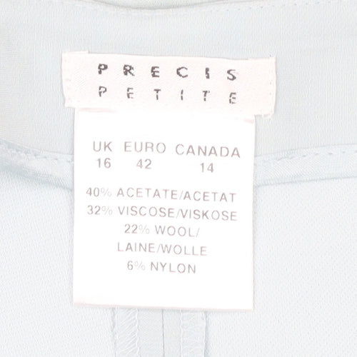 Precis Petite Ivory Women's Trousers Size 16