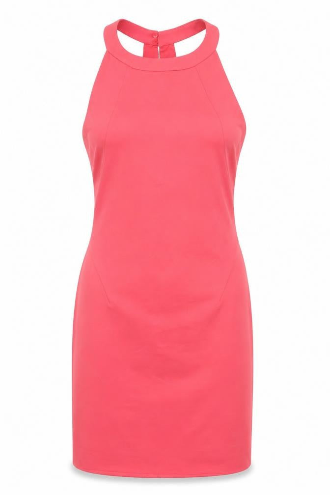 Zara Women’s Pink Bodycon Dress, Size S, Halter, Party Wear