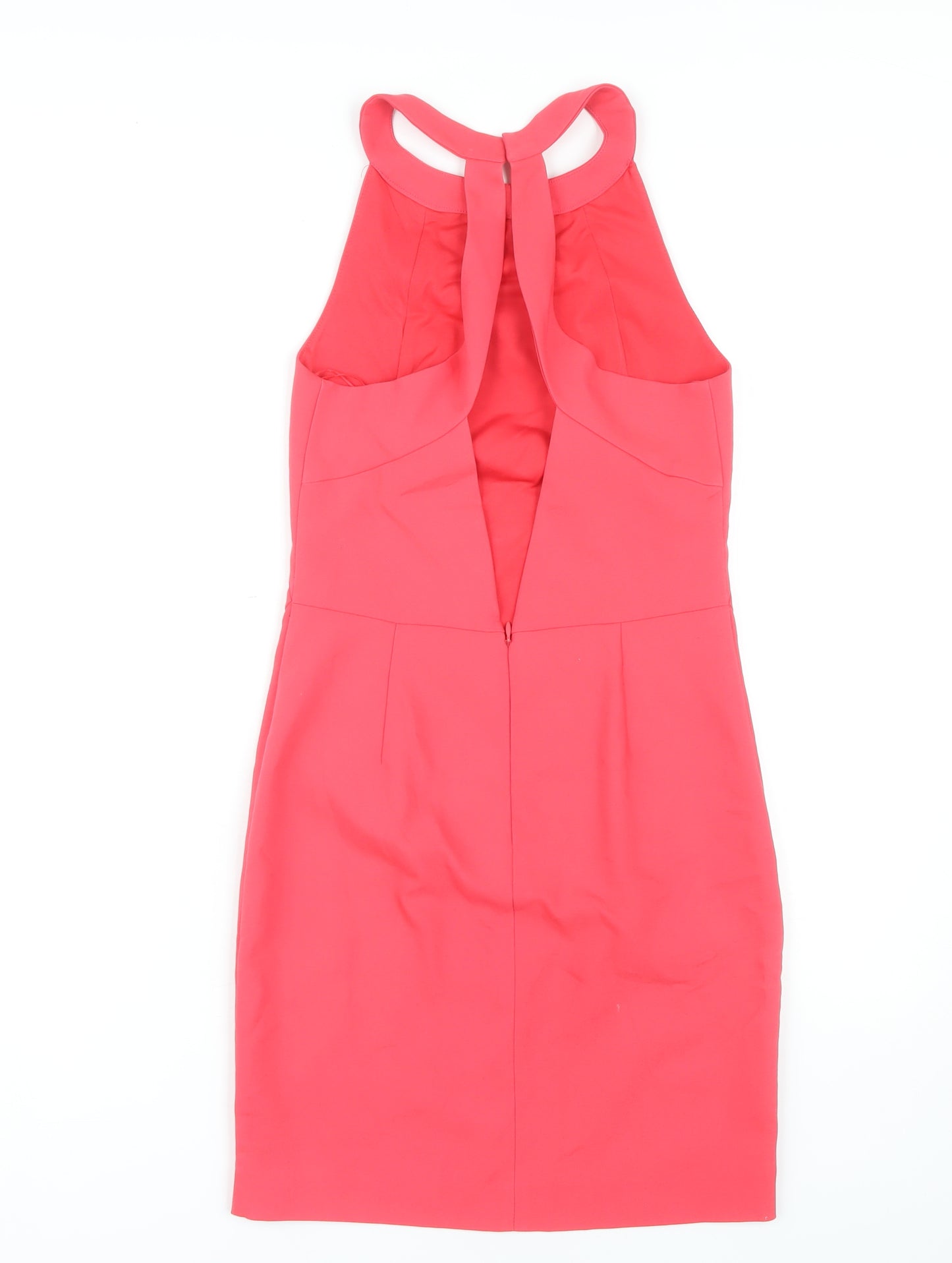 Zara Women’s Pink Bodycon Dress, Size S, Halter, Party Wear