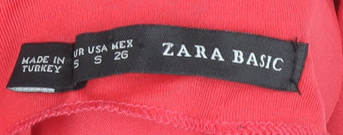 Zara Women’s Pink Bodycon Dress, Size S, Halter, Party Wear