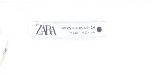 Zara Women's White One Shoulder Jumpsuit, XS