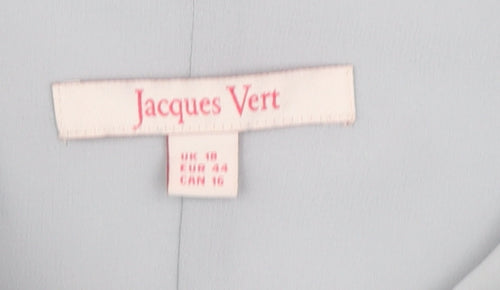 Jacques Vert Women's Grey Sheath Dress UK 16 Formal