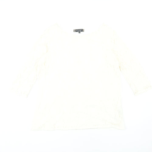 Principles by Ben de Lisi Women's White Blouse Size 20