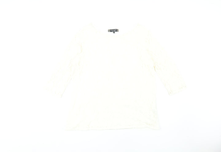 Principles by Ben de Lisi Women's White Blouse Size 20