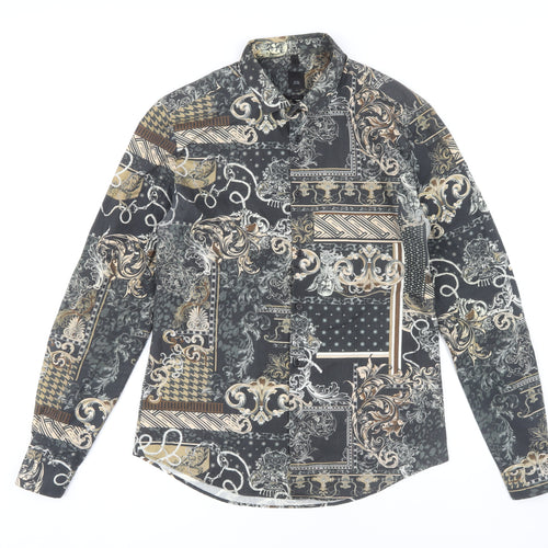 River Island Men's Multicoloured Slim Fit Shirt M