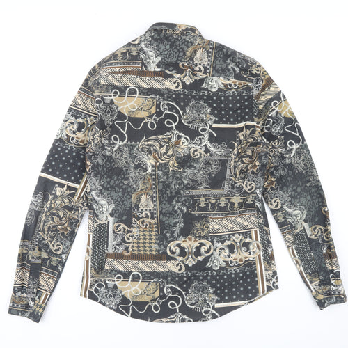 River Island Men's Multicoloured Slim Fit Shirt M