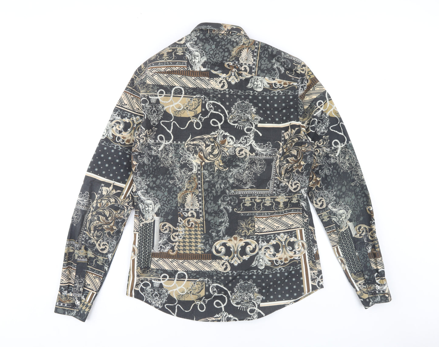 River Island Men's Multicoloured Slim Fit Shirt M