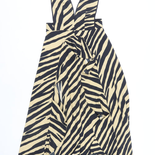 Topshop Women’s Zebra Print Midi Dress, Size 10