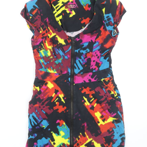 Next Women's Multicoloured Bodycon Dress Size 12