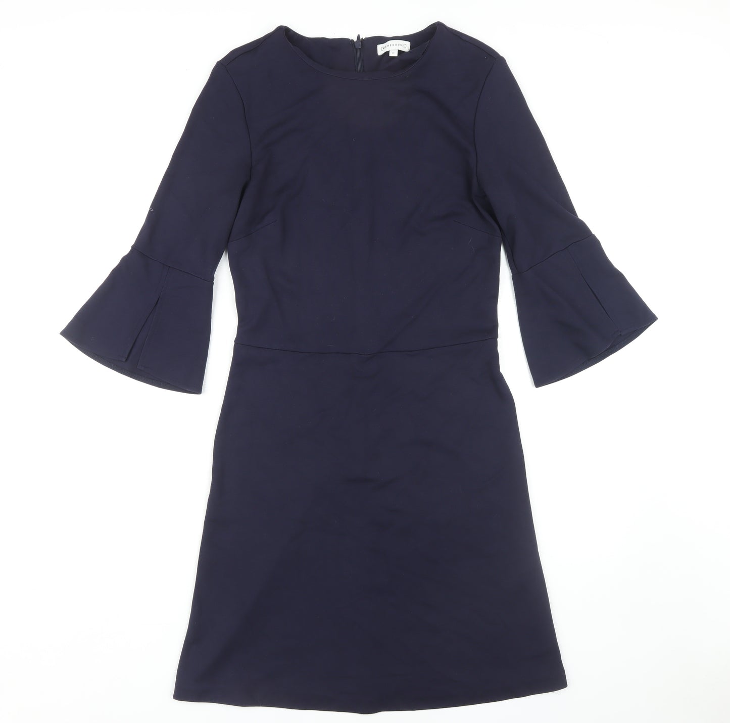 Warehouse Women's Blue Shift Dress Size 12
