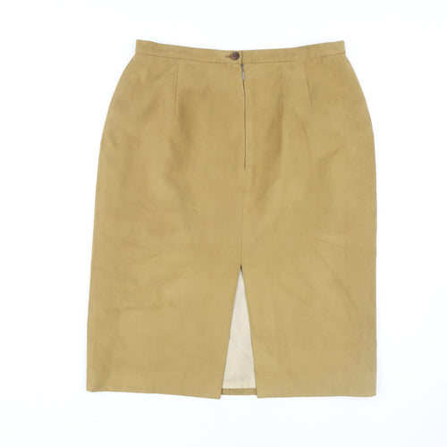 Principles Women's Beige Midi Pencil Skirt Size 14