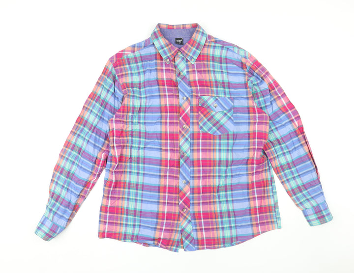 Cotton Traders Men's Multicoloured Plaid Shirt L