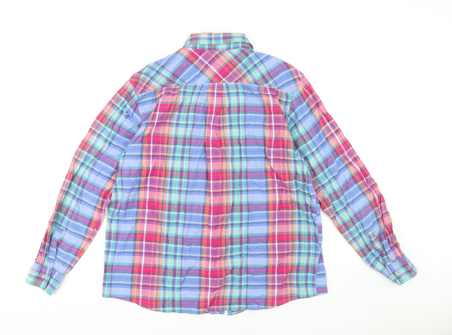 Cotton Traders Men's Multicoloured Plaid Shirt L