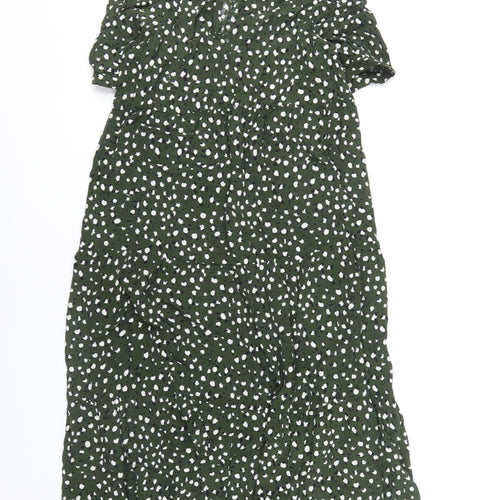 Whistles Green Polka Dot Women’s Dress, UK 10