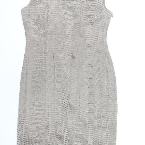 Planet Women Grey Sheath Dress Size 12