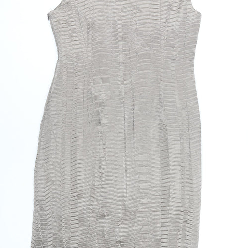Planet Women Grey Sheath Dress Size 12