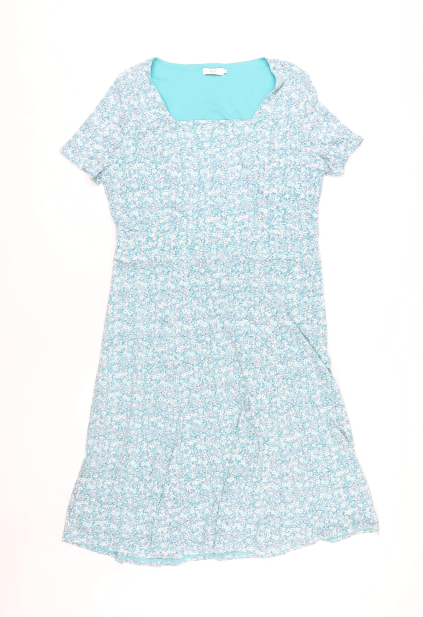 Cotton Traders Women's Blue Floral Dress Size 16