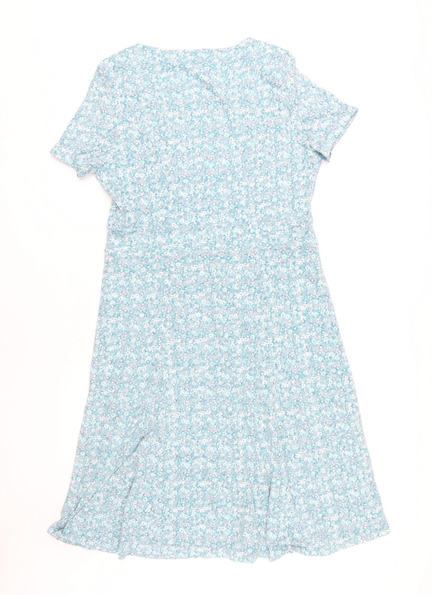 Cotton Traders Women's Blue Floral Dress Size 16