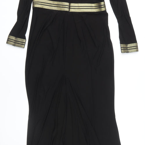 Phase Eight Women's Long Black Dress Size 16