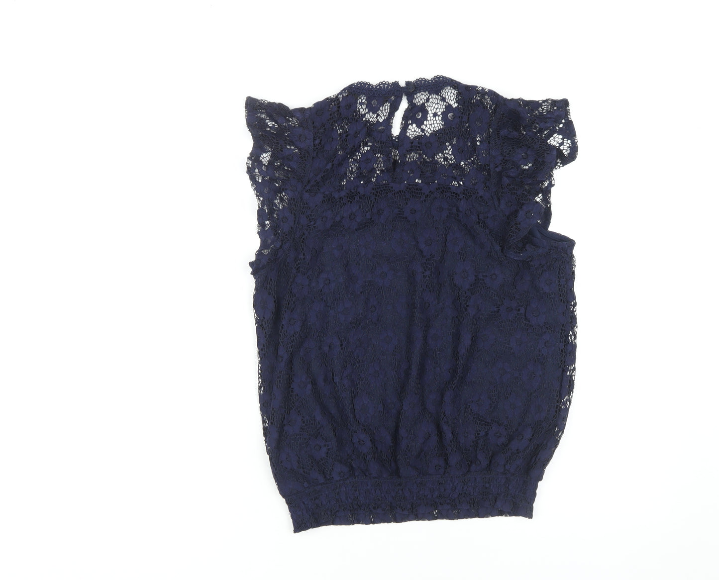 Dorothy Perkins Women's Blue Lace Camisole Blouse 10