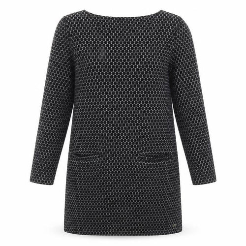 Joules Women's Black Shift Dress Size 12, Knit Fabric with Pockets
