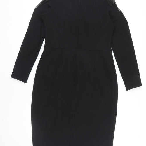 Magisculpt Women's Black Long Sleeve Dress Size 12